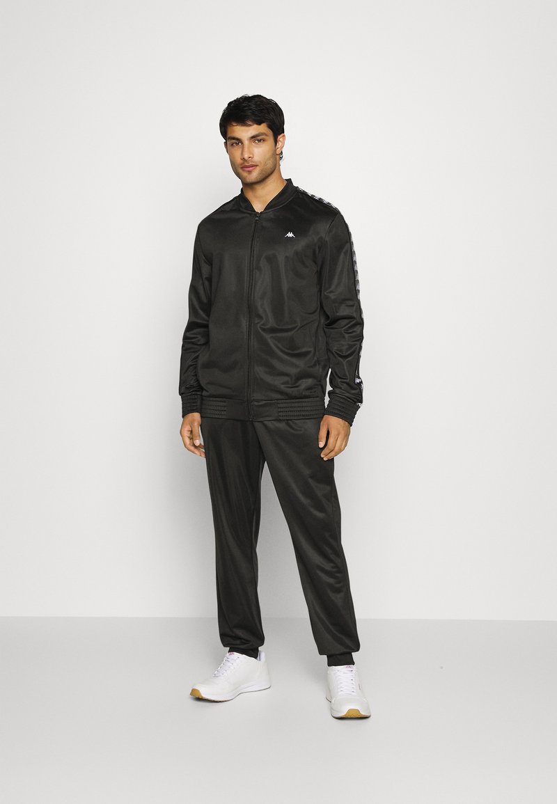Kappa TRACKSUIT Tracksuit caviar/black Zalando.co.uk
