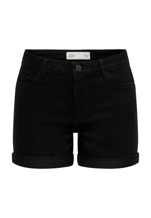 JDY, JEANS-SHORTS JDYMOON MITTLERE TAILLE NORMAL GESCHNITTEN JEANS-SHORTS - Short en jean - black denim