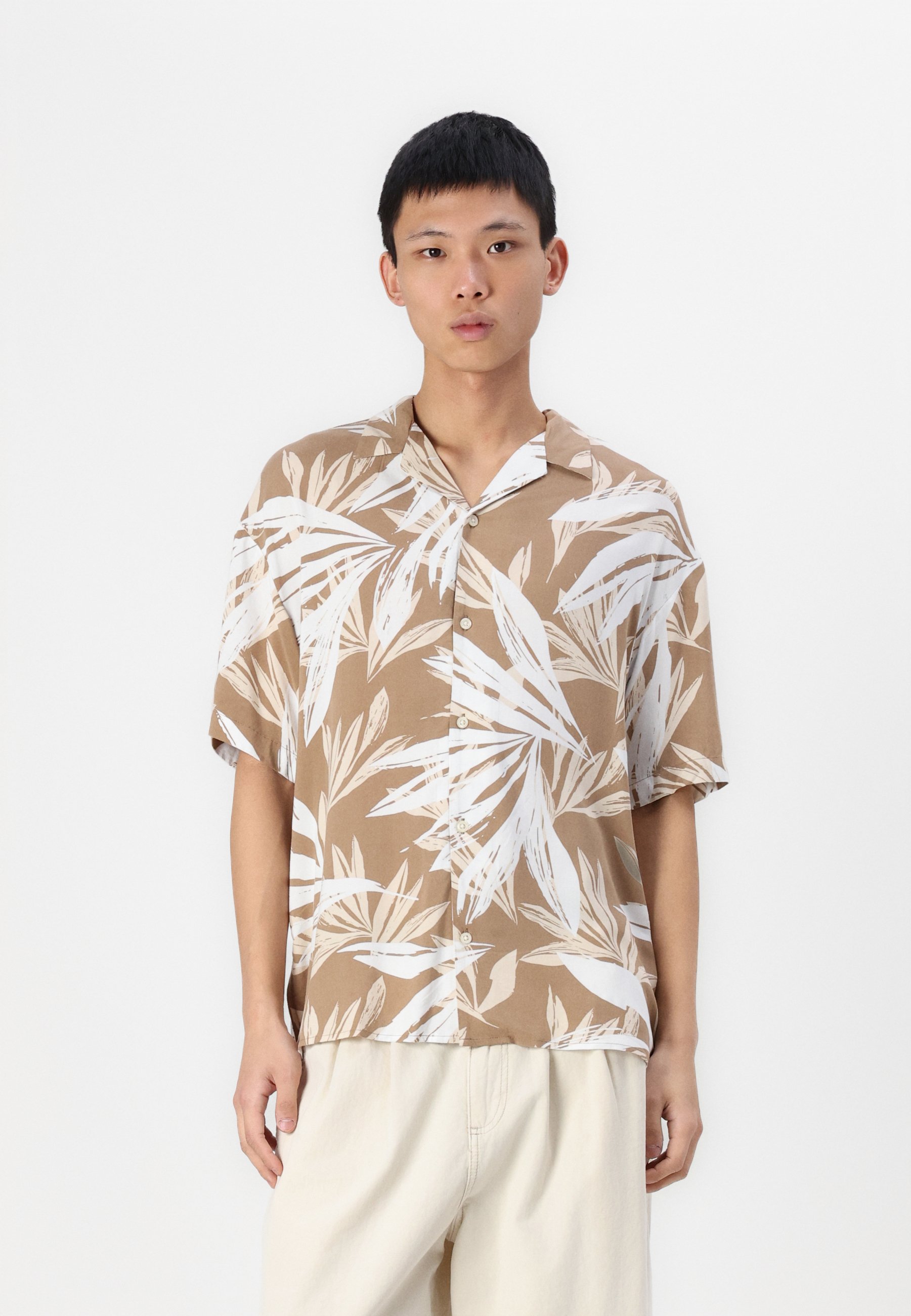 Jack & Jones JJJEFF RESORT - Camicia - string/beige