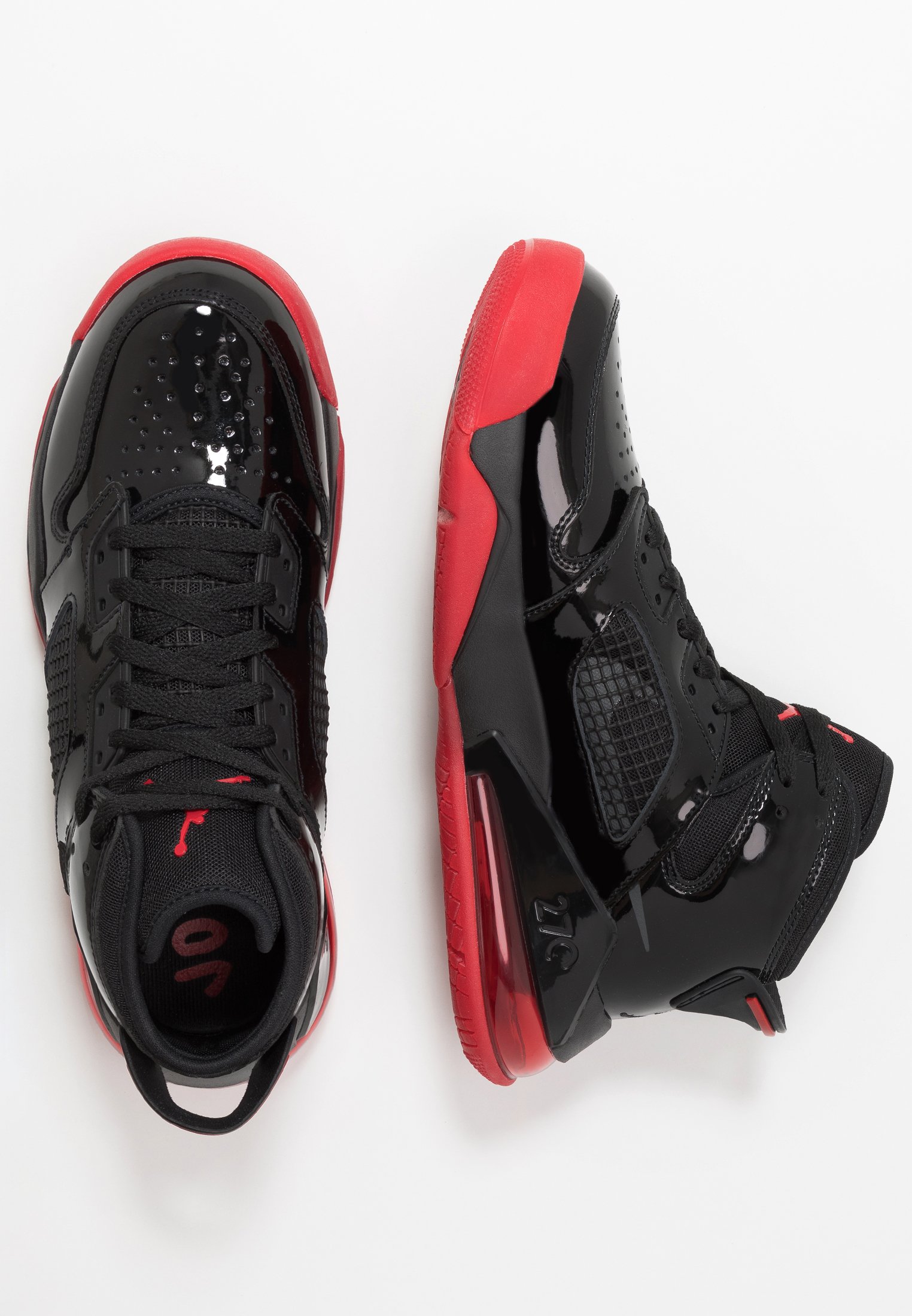 Jordan MARS 270 - High-top trainers - black/anthracite/gym red/black -  Zalando.co.uk