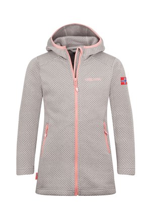 JONDALEN - Hardshell jacket - light grey/antique rose