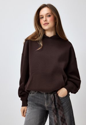 House, SWEATSHIRT - Mikina s kapucňou - dark brown