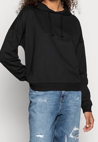 Vero Moda Jersey con capucha - black