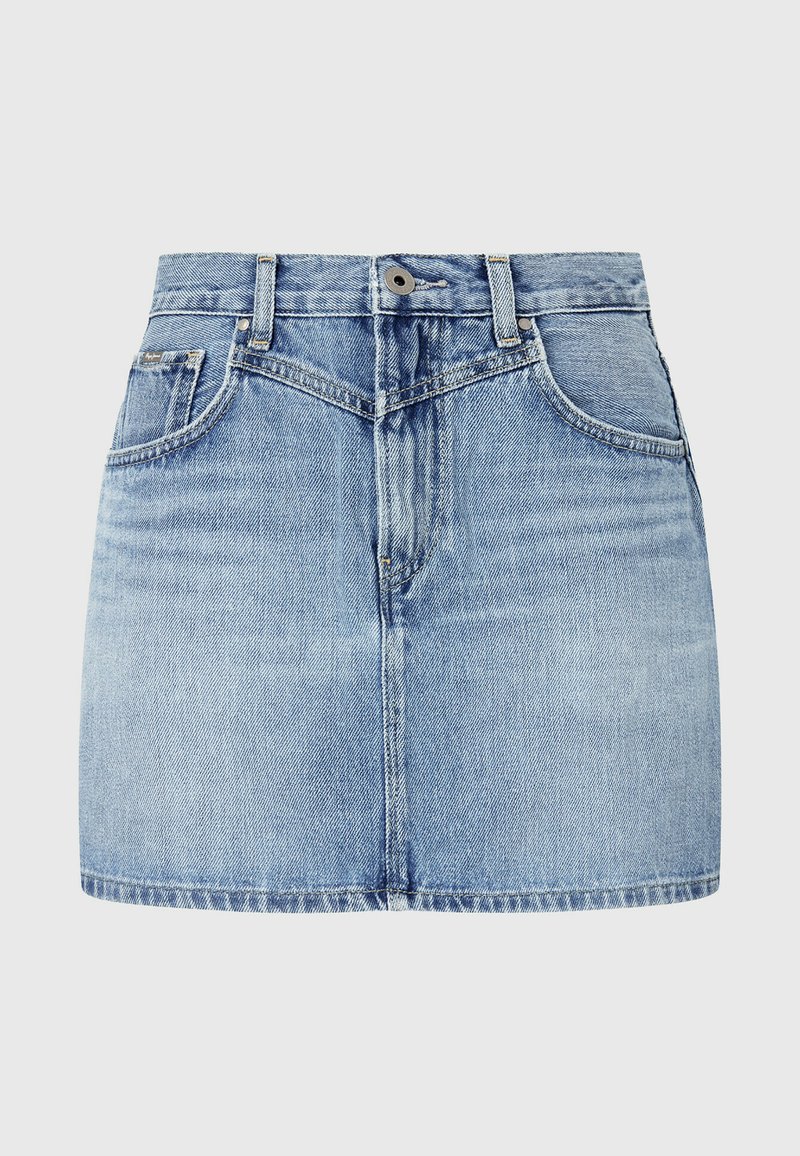 Pepe Jeans A-lijn rok blauw Pepe Jeans A-lijn rok blauw