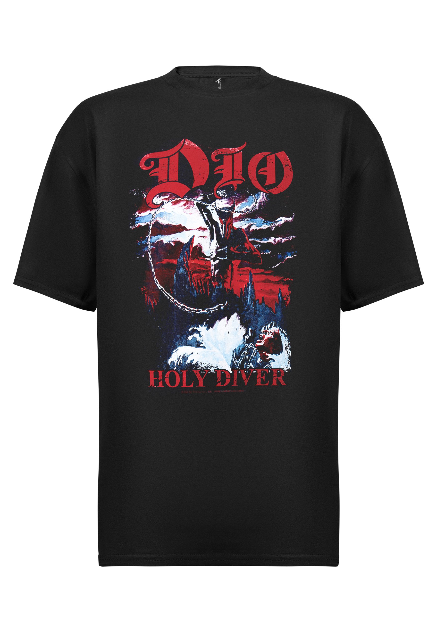 rockshirts DIO HOLY DIVER Print T-shirt black Zalando
