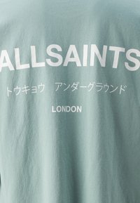 AllSaints UNDERGROUND CREW - T-shirt imprimé - teal green