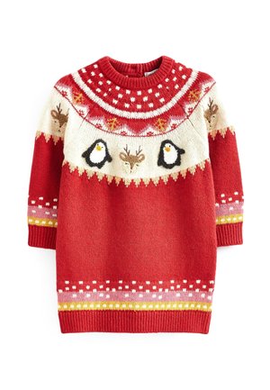 REINDEER - Abito in maglia - red