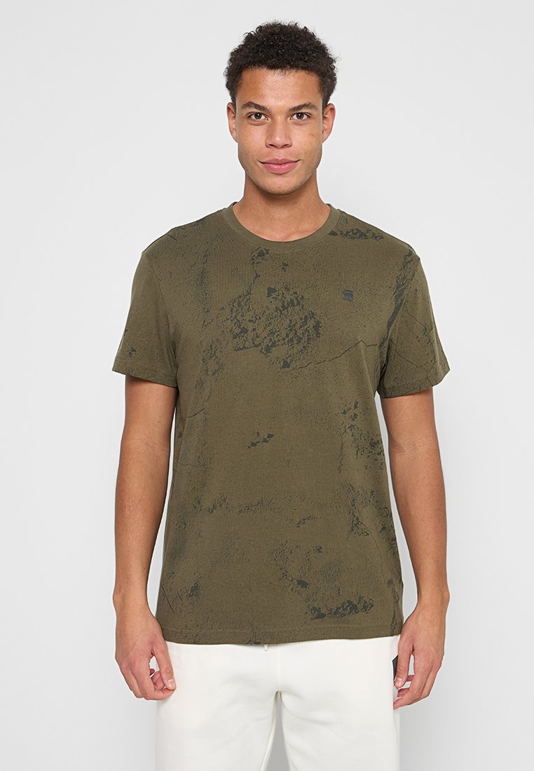 G-Star T-shirt print olijfgroen G-Star T-shirt print olijfgroen