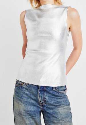 Weekday, Débardeur - silver-coloured