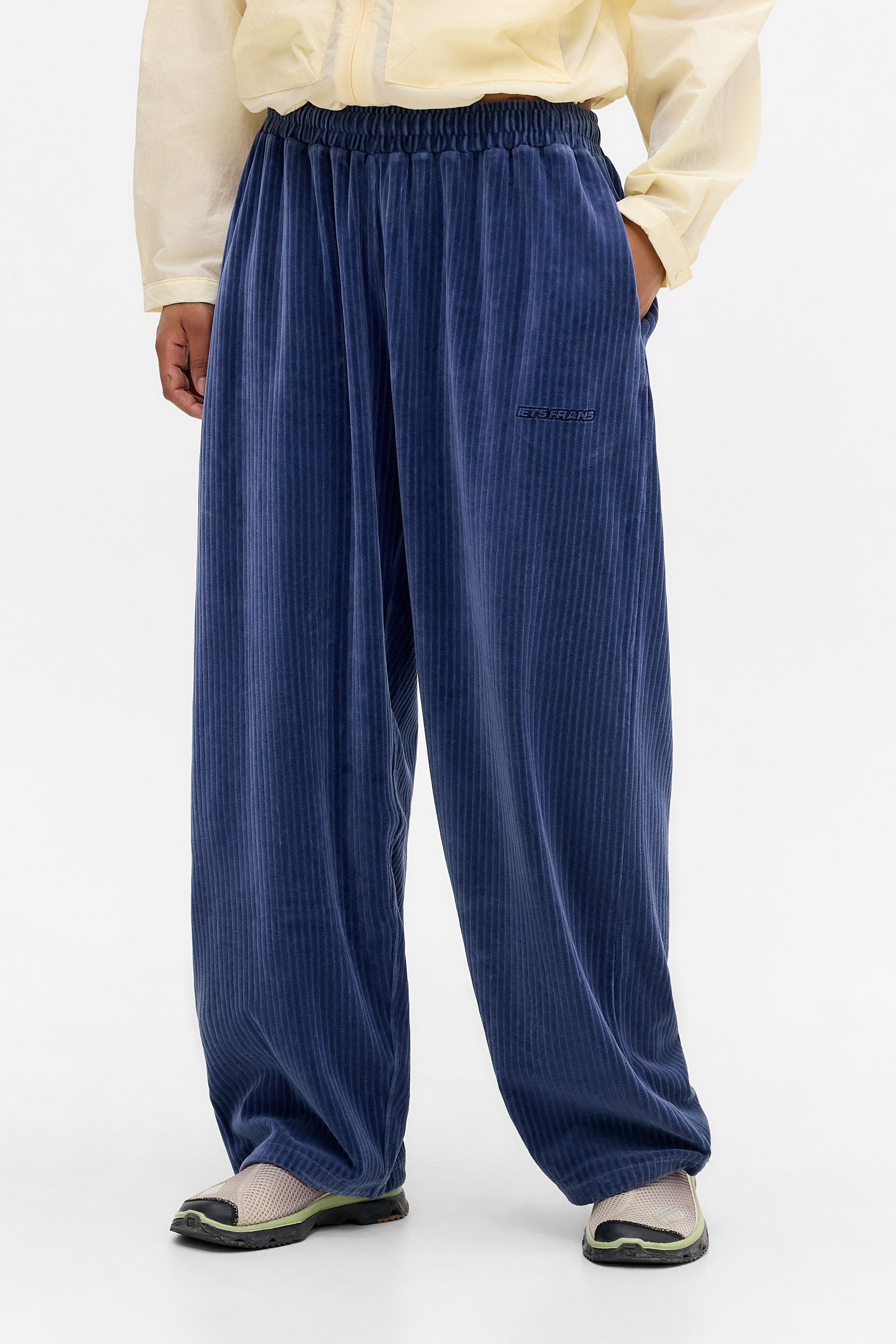 Joggingbroek voor heren, brede baggy, sweatpants, katoen