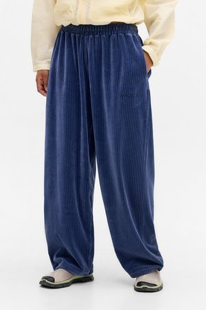 iets frans... HARRI BAGGY JOGGER UNISEX - Treniņtērpa apakšdaļas - blue