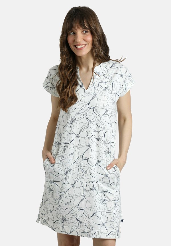 SUFFOLKS PRINTED  - Jersey dress - light cream