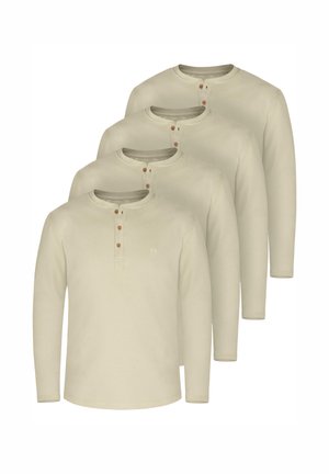 4 PACK - Langarmshirt - beige