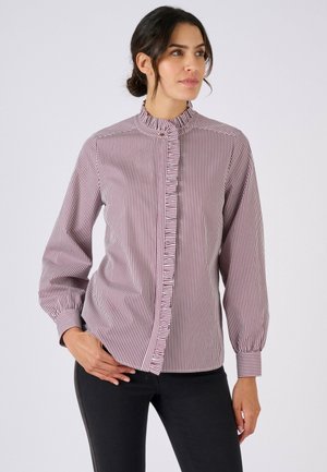 Overhemdblouse - red striped