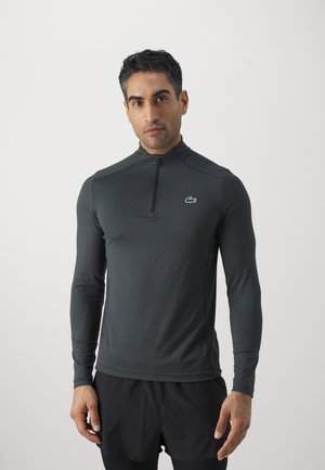 Lacoste Sport ACTIVE TRAINING - Long sleeved top - heather fusain/heather fusain