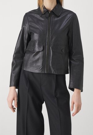 Giacca di pelle - black