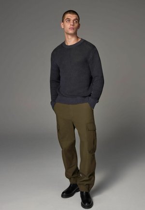 CREW NECK REGULAR FIT - Jumper - charcoal grey