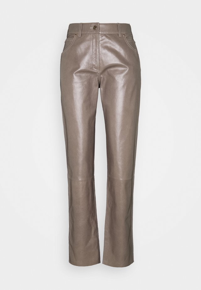 LEATHER TROUERS - Pantaloni di pelle - dove