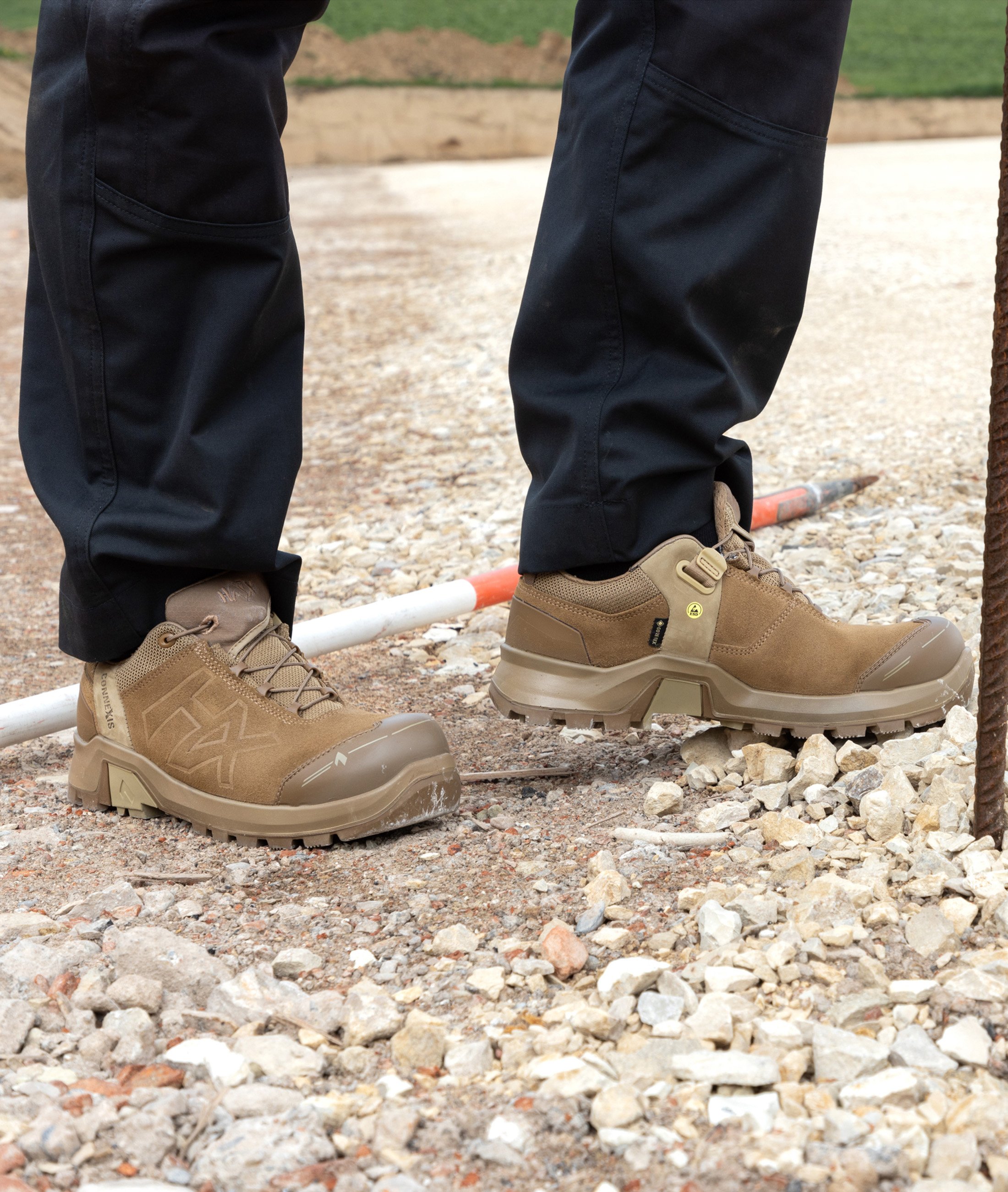 CONNEXIS Safety GTX Low/grey-yellow, Modèle Bas Confortable