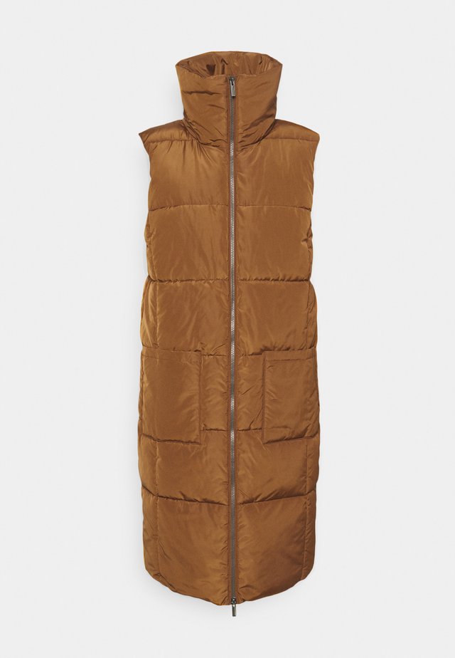 NINA - Weste - dark caramel