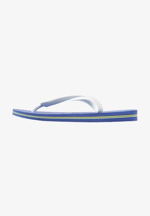 BRASIL LOGO - Tongs - blue, white