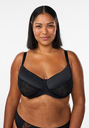 VOLLSCHALEN - Modrček s kostjo - black