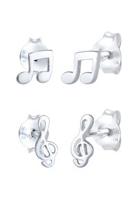 Elli NOTENSCHLÜSSEL SET - Øreringe - silver-coloured