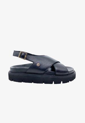 Copenhagen Shoes SUMMERTIME - Sandale cu platformă - black