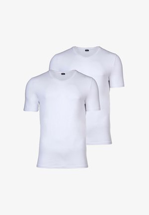 s.Oliver, 2 PACK - T-shirts basic - weiß