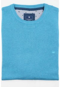 Redmond BUNDLE - MIT RUNDHALS-AUSSCHNITT IN VERSCHIEDENEN FARBEN  - Strickpullover - blau