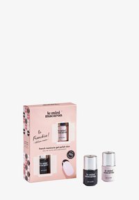 Le Mini Macaron - LE FRENCHIE -  ÉDITION NOIRE FRENCH MANICURE GEL POLISH DUO - Nagelverzorgingsset Miniatuurafbeelding 1