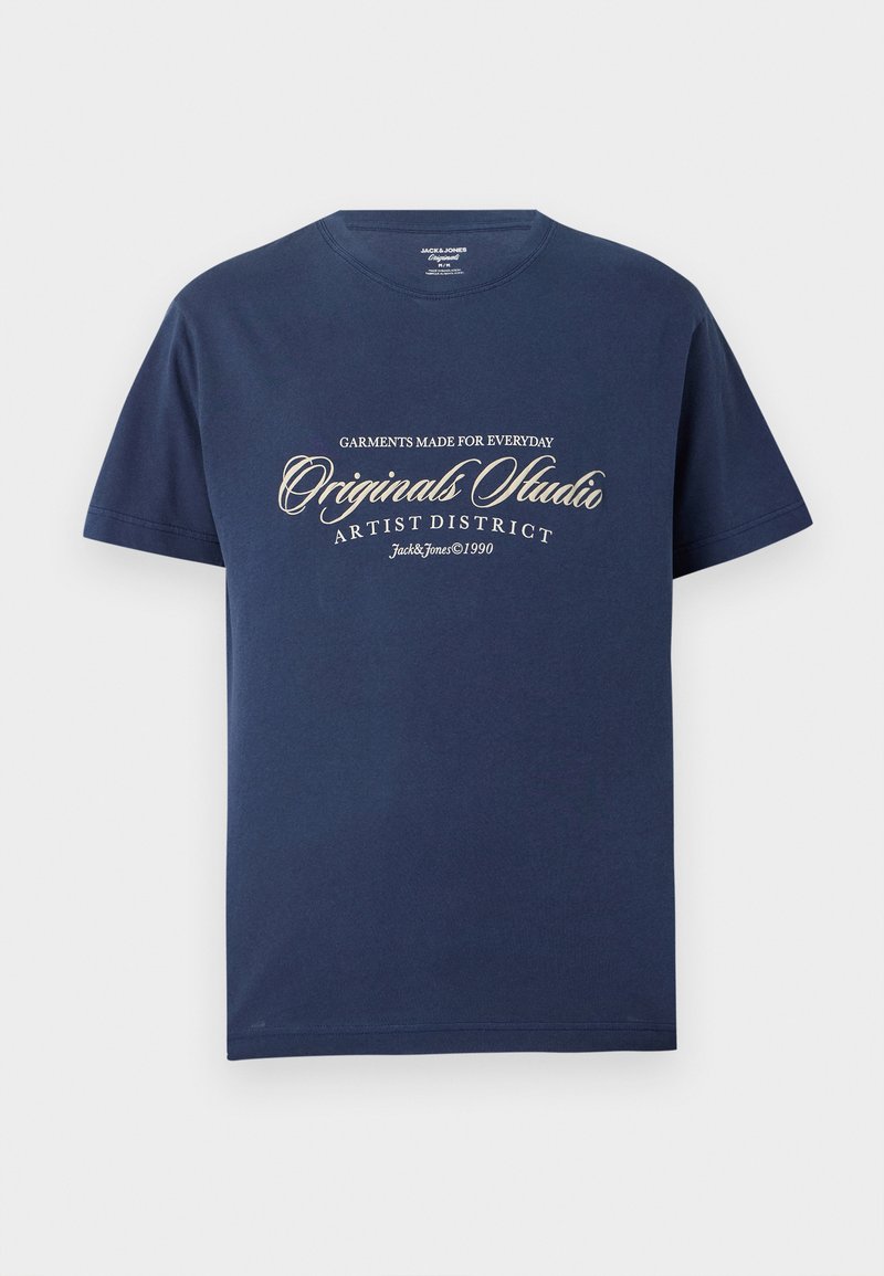 jack & jones T-shirt print blauw