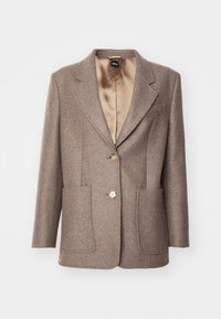 JOVANA - Short coat - open brown