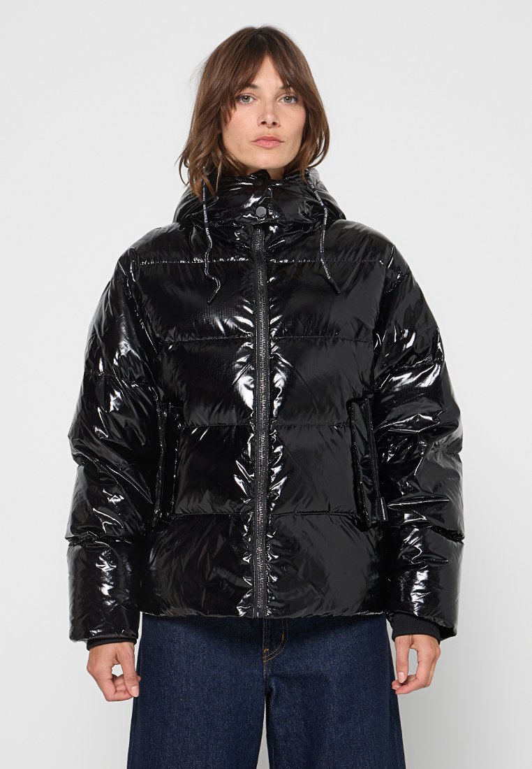 Karl Lagerfeld Winterjas zwart Karl Lagerfeld Winterjas zwart