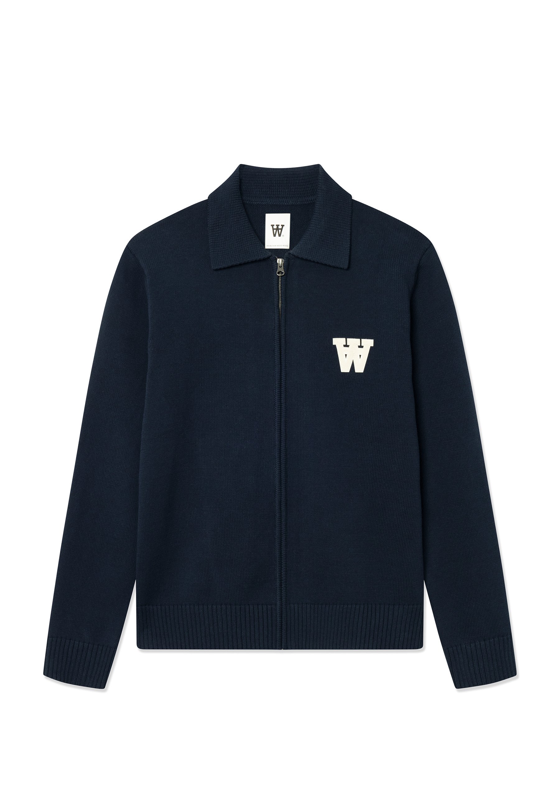 WOOD WOOD WWTAY ZIPPER 25163 - Cardigan - salute/dark blue