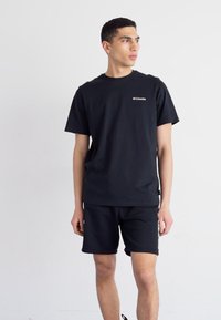 Columbia EXPLORERS CANYON BACK TEE - Print T-shirt - black