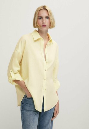 Button-down blouse - yellow