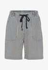 KANAYA STRIPED - Shorts - midnight white stripe