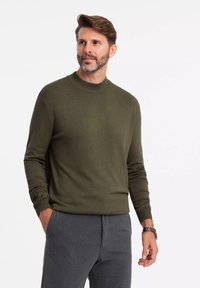 Ombre HALF TURTLENECK - Maglione - dark olive