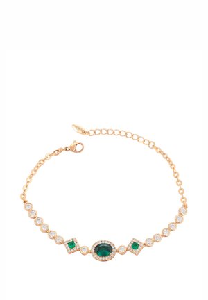 Karkötő - rose gold-coloured/green