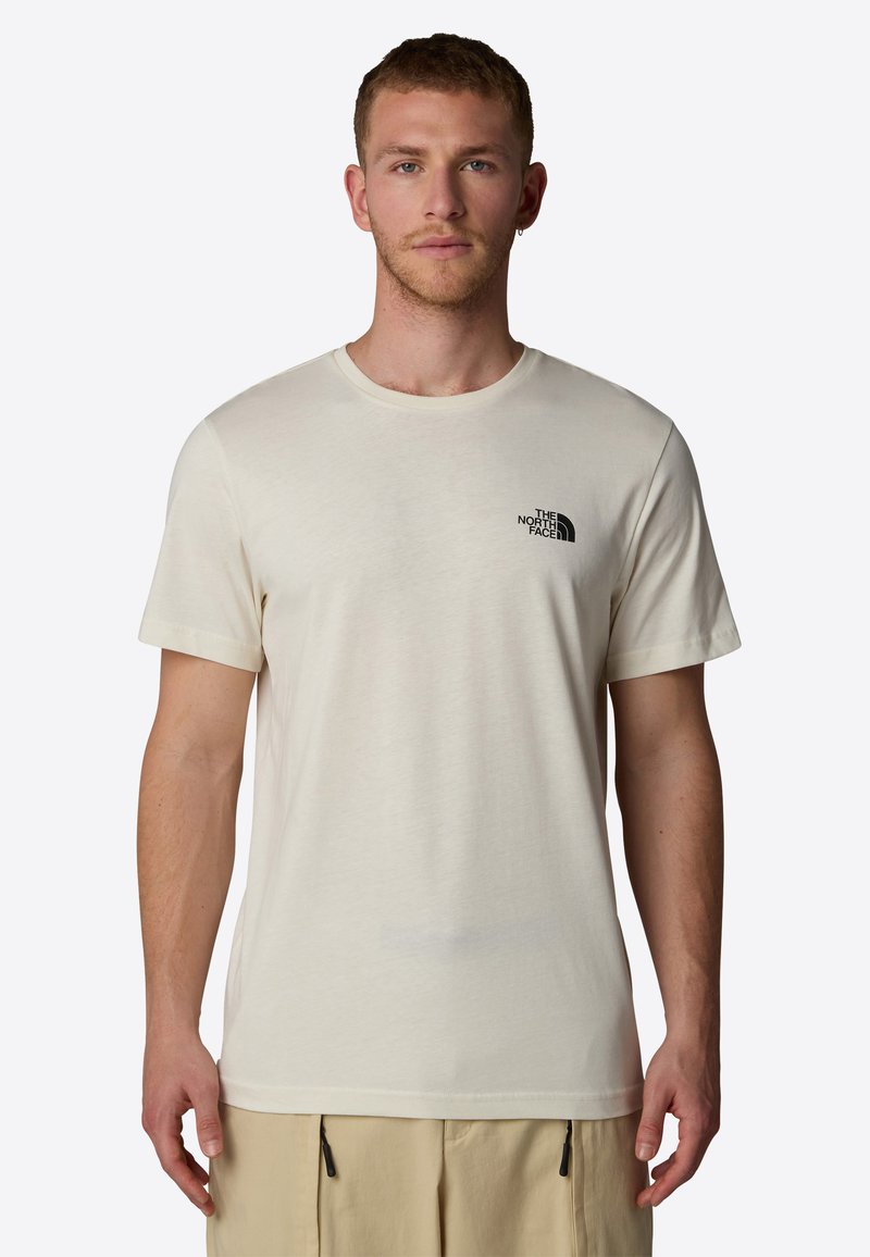 The North Face VINTAGE DENALI - Triko s potiskem - white dune tnf black ca