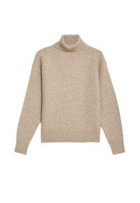 CLOUD YARN TEXTURED ROLL NECK - Svetr - cappuccino