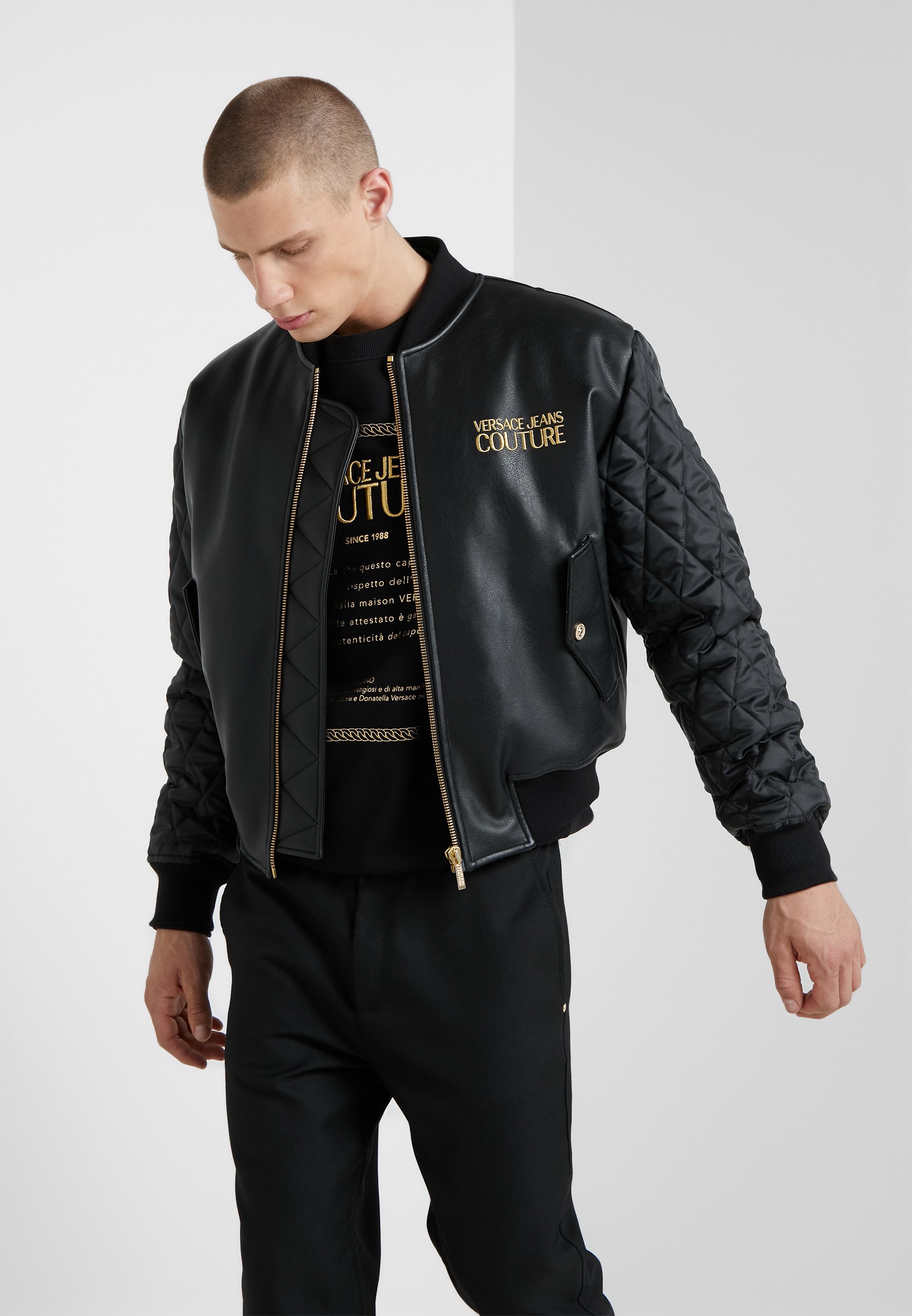 bomber nero uomo