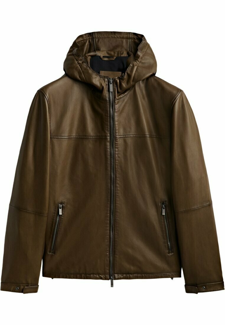 Herren Leichte Jacken | Massimo Dutti Lederjacke brown/braun - JQ14803 Herren Leichte Jacken | Massimo Dutti Lederjacke brown/braun - JQ14803