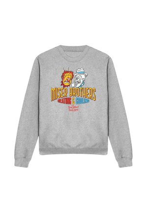 Cotton Soul, THE YEAR WITHOUT SANTA CLAUS MISER BROTHERS - Sweatshirt - mottled light grey