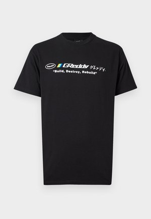 GREDDY MOTORS TEE - Triko s potiskem - black