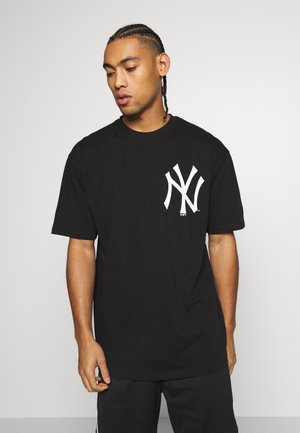 New Era MLB BIG LOGO OVERSIZED TEE NEW YORK YANKEES - Equipación de clubes - black