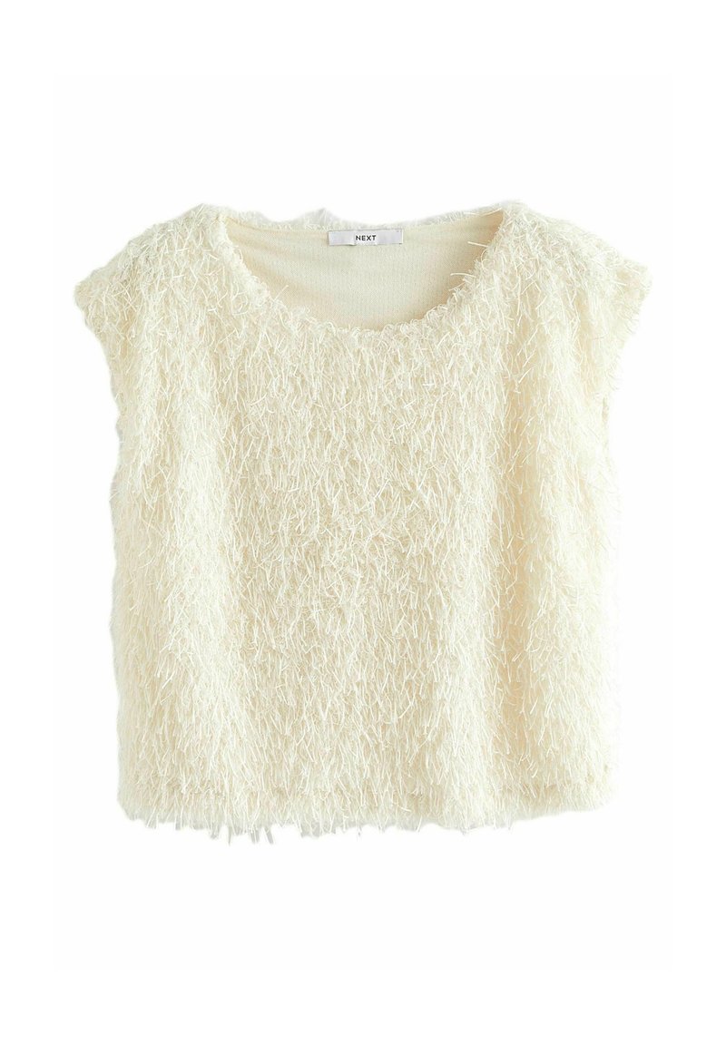 Next T-shirt print beige