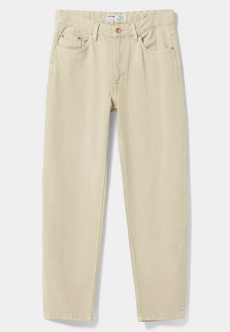 Bershka Straight leg jeans beige Bershka Straight leg jeans beige