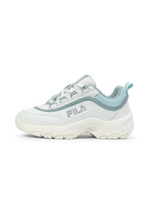 Fila STRADA LOGO - Sneakers basse - white/blue glow/marshmallow
